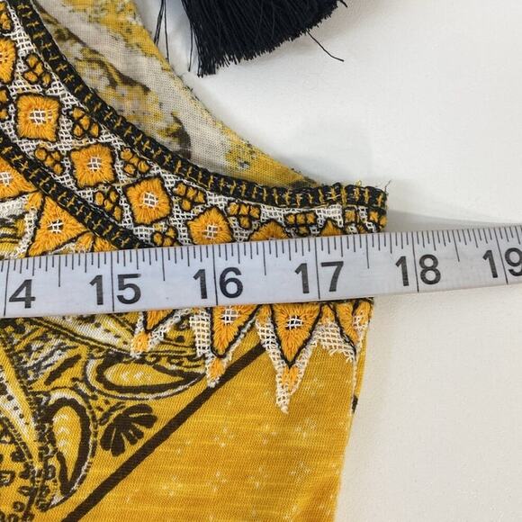 Soft Surroundings Paisley Boho Cotton Sleeveless Dress Medium - Picture 10 of 14